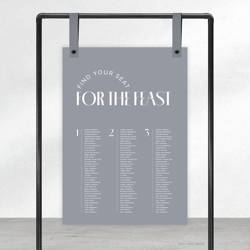 Edward: Wedding Seating Chart