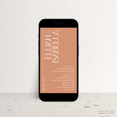 First Date: Digital Wedding Invitation