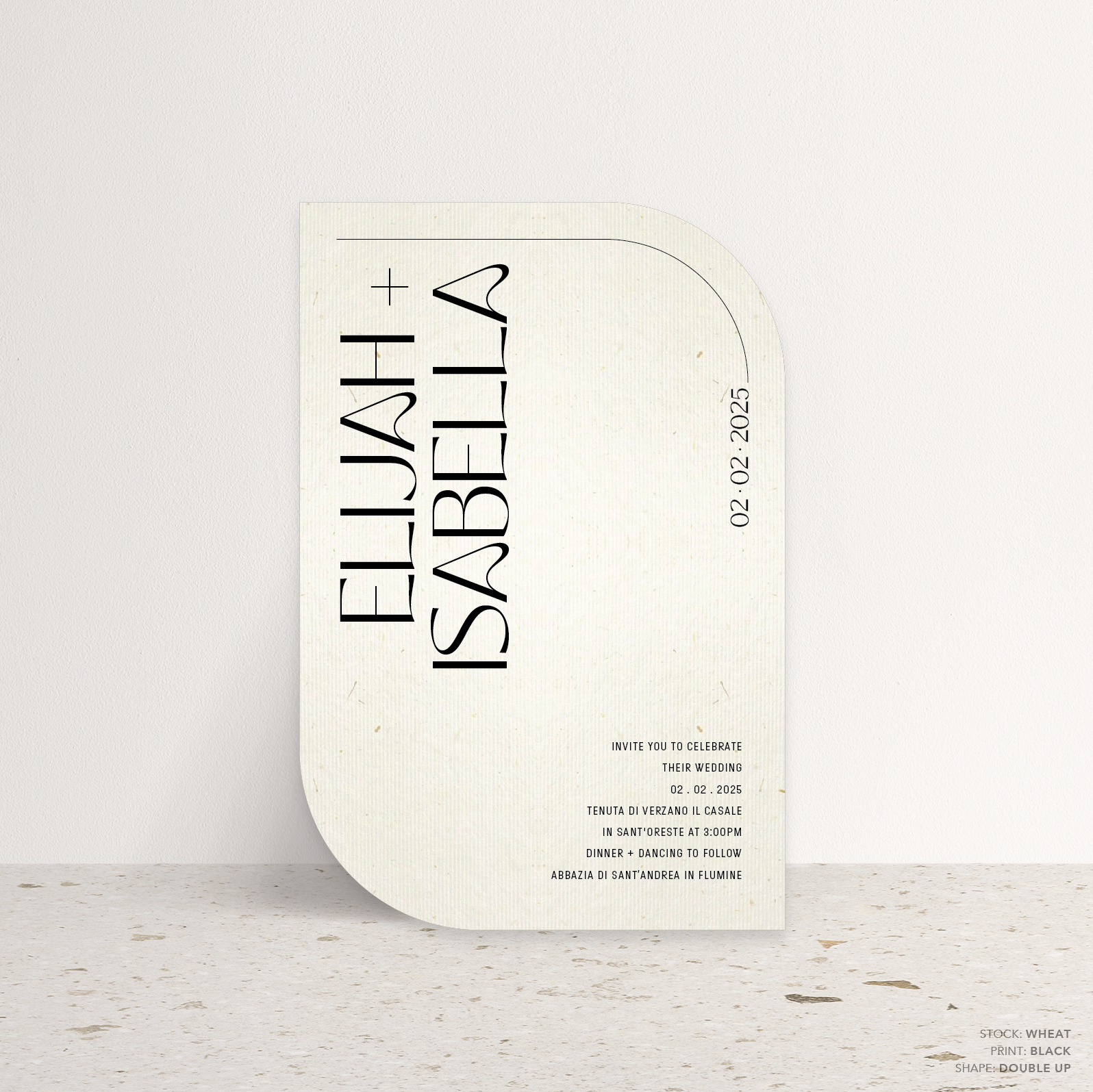First Date: Wedding Invitation – adelphi mou