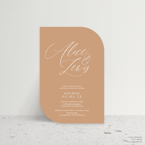 Golden Afternoon: Wedding Invitation