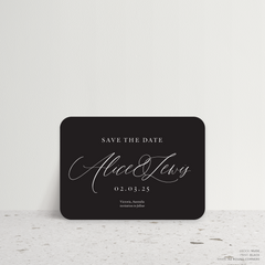 Golden Afternoon: Wedding Save The Date Card