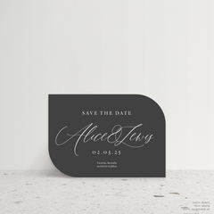 Golden Afternoon: Wedding Save The Date Card