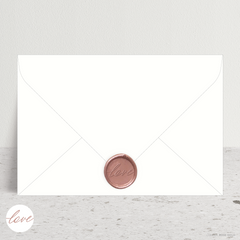 Golden Afternoon: Wedding Wax Seal Sticker