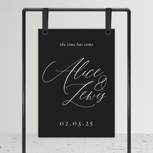 Golden Afternoon: Wedding Welcome Sign