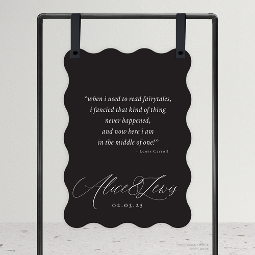 Golden Afternoon: Wedding Welcome Quote Sign
