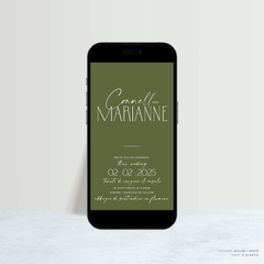 Magnetic Attraction: Digital Wedding Invitation