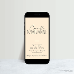 Magnetic Attraction: Digital Wedding Invitation