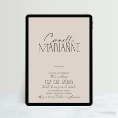 Magnetic Attraction: Digital Wedding Invitation