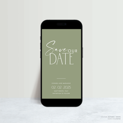 Magnetic Attraction: Digital Wedding Save The Date