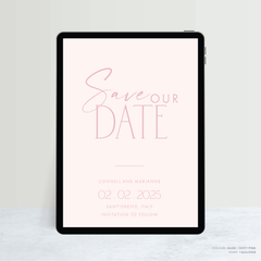 Magnetic Attraction: Digital Wedding Save The Date