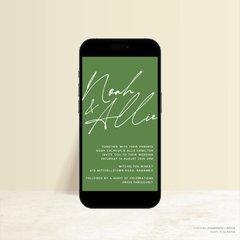 Seabrook: Digital Wedding Invitation