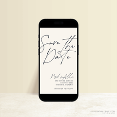 Seabrook: Digital Wedding Save The Date