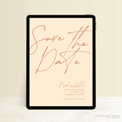 Seabrook: Digital Wedding Save The Date