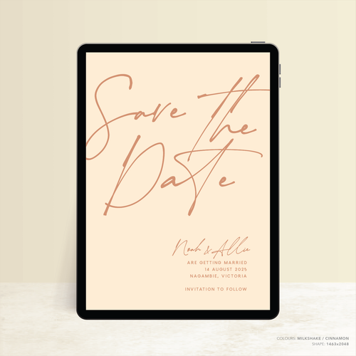 Seabrook: Digital Wedding Save The Date