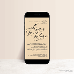 Serena: Digital Wedding Invitation