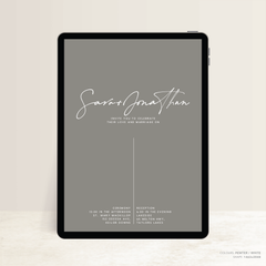 Serendipity: Digital Wedding Invitation