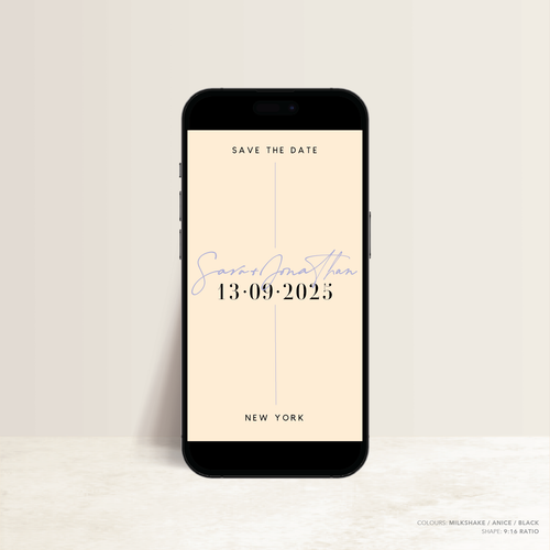 Serendipity: Digital Wedding Save The Date