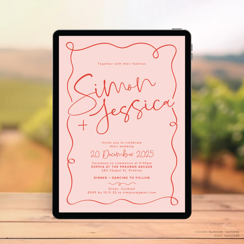 Vino: Digital Wedding Invitation