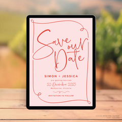 Vino: Digital Wedding Save The Date