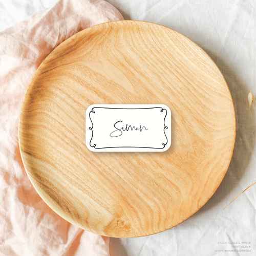 Vino: Wedding Place Card