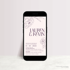 Wolfsbane: Digital Wedding Invitation