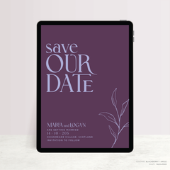 Wolfsbane: Digital Wedding Save The Date