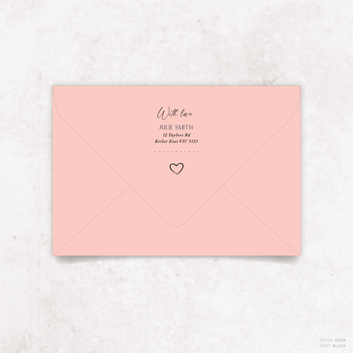 Ashleigh: Envelope Print Back
