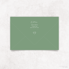 Ashleigh: Envelope Print Back