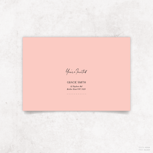 Ashleigh: Envelope Print Front