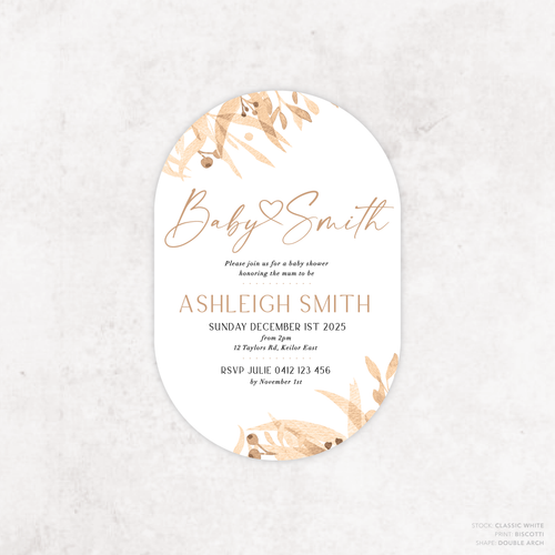 Ashleigh: Baby Shower Invitation