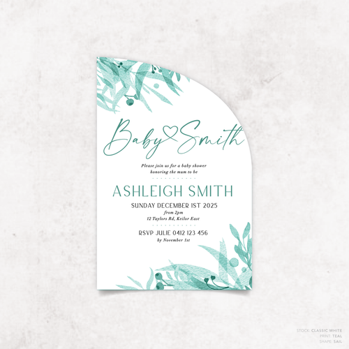 Ashleigh: Baby Shower Invitation