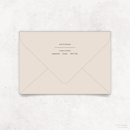 All I Ask Of You: Back Envelope Print