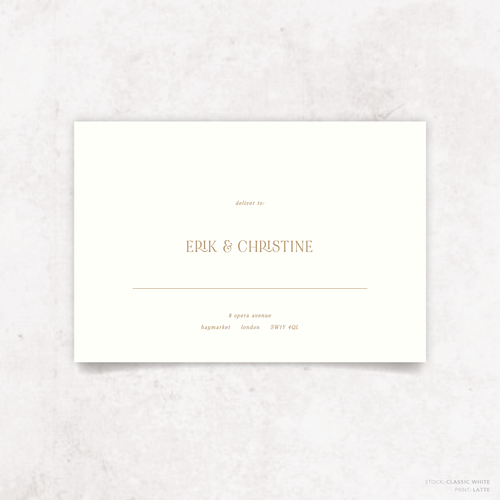All I Ask Of You: Front Envelope Print