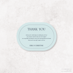 All I Ask Of You: Wedding Thank You Card