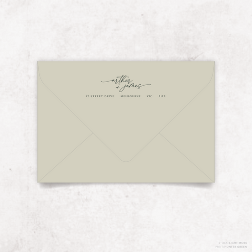 Arthur: Envelope Print Back