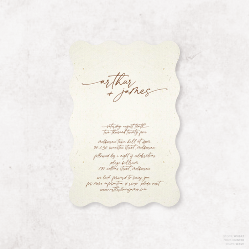 Arthur: Wedding Invitation