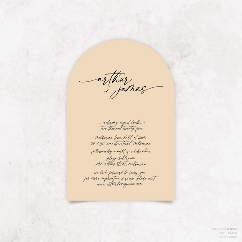 Arthur: Wedding Invitation