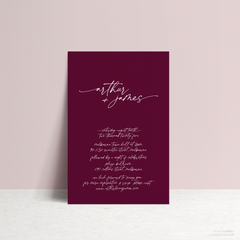 Arthur: Wedding Invitation