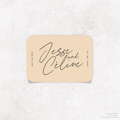 Before Sunrise: Wedding Save The Date Card