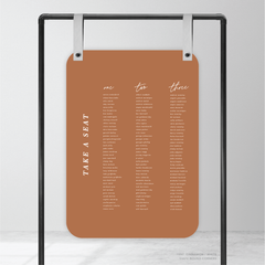 Before Sunrise: Wedding Seating Chart