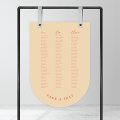 Before Sunrise: Wedding Seating Chart