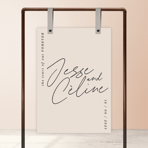 Before Sunrise: Wedding Welcome Sign