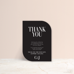 Claire: Wedding Thank You Card