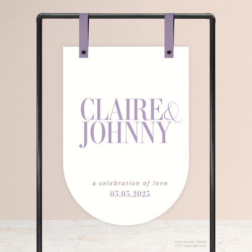 Claire: Wedding Welcome Sign