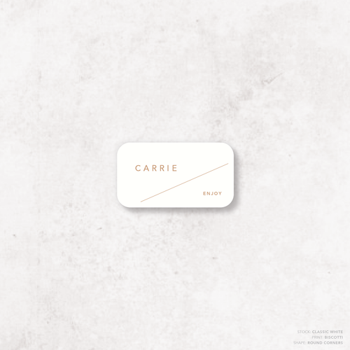 Cosmopolitan: Wedding Place Card