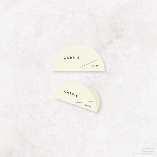 Cosmopolitan: Wedding Place Card