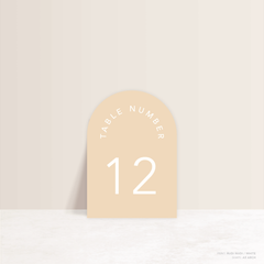 Cosmopolitan: Wedding Table Number