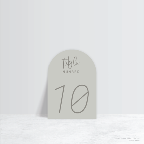 Daisuki: Wedding Table Number