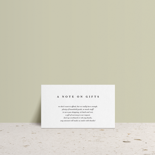 Ferris Wheel: Wedding Note Card