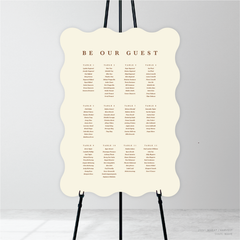 Ferris Wheel: Wedding Seating Chart